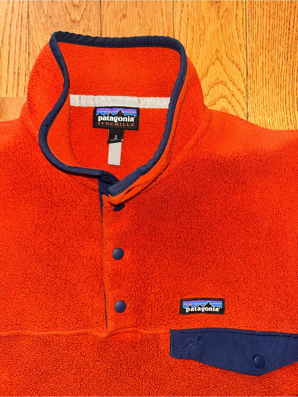 Patagonia Synchilla 1/4 Button Fleece Size Small - Picture 3 of 3